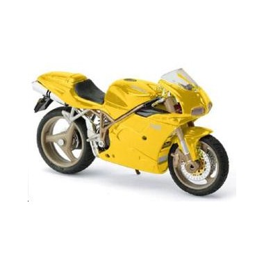 Miniature Ducati 748 S jaune