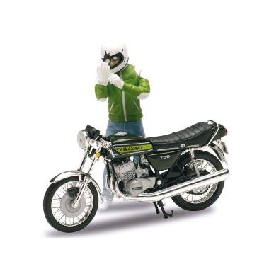 Miniature Kawasaki 750 H2 Joe Bar Team