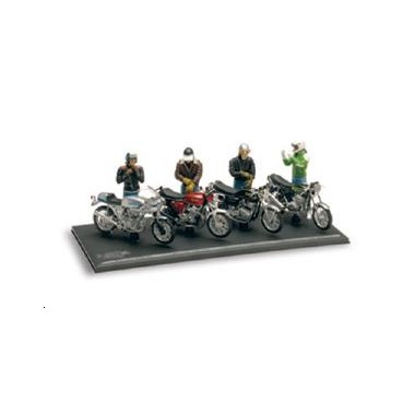 Miniature Coffret cadeau 4 motos Joe Bar Team - francis miniatures