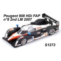 Miniature Peugeot 908 HDi FAP Sarrazin N°8 2è Le Mans 2007