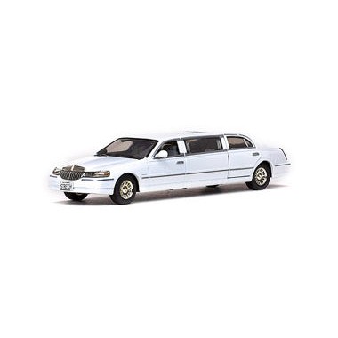 Miniature Lincoln Limousine Blanche 2000