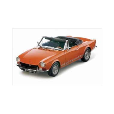 Miniature Fiat 124 BS Spider Orange