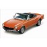 Miniature Fiat 124 BS Spider Orange