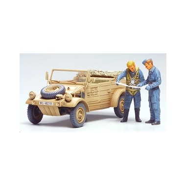 Maquette Kubelwagen Type 82 + 2 figurines, 2ème GM
