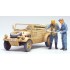 Maquette Kubelwagen Type 82 + 2 figurines, 2ème GM