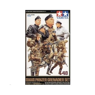 Figurines maquettes Panzergrenadiers allemands, 2ème GM