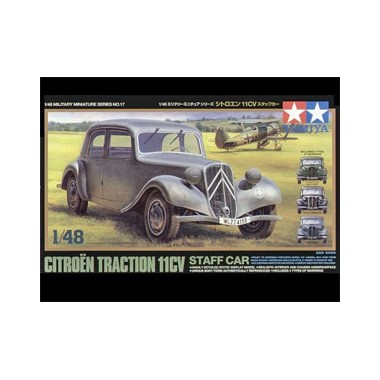 Maquette Citroen 11CV Traction staff car