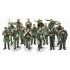 Figurines maquettes Infanterie allemande en manoeuvre, 2ème GM