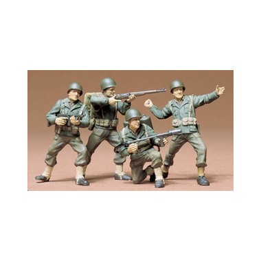 Figurines maquettes Infanterie U.S., 2ème GM