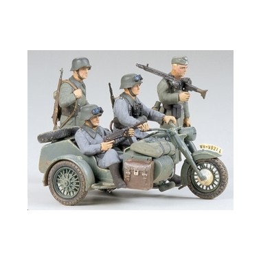 Maquette BMW R75 avec side-car, 2ème GM