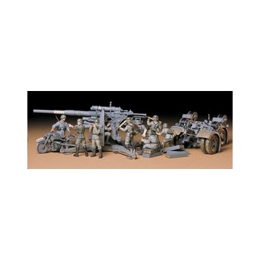 Maquette Batterie de Flak 88mm allemande, 2ème GM