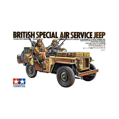 Maquette British S.A.S. Jeep, 2ème GM