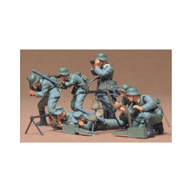 Figurines maquettes Equipage de canon allemand, 2ème GM