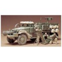 Maquette Half Track avec mortier de 81 mm et mitrailleuse M2 - 2ème GM