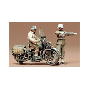Figurines maquettes Police Militaire U.S., 2ème GM