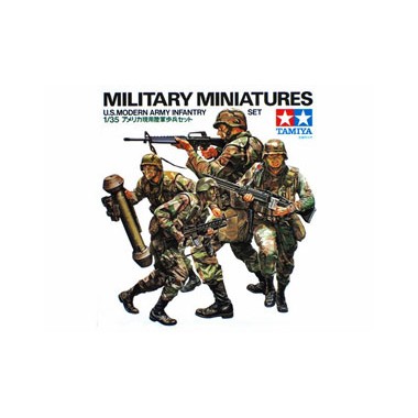 Figurines maquette Infanterie moderne U.S.  