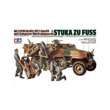 Maquette "Stuka Zu Fuss" Sd.Kfz.251/1 Ausf.D mit Schwerer Wurfrahmen 40