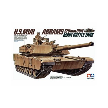 Maquette U.S. M1A1 Abrams 120mm Gun Main Battle Tank