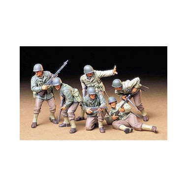 Figurines Infanterie d'assaut U.S., 2ème GM 