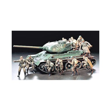 Figurines maquette Infanterie d'assaut sovietique, 2eme GM