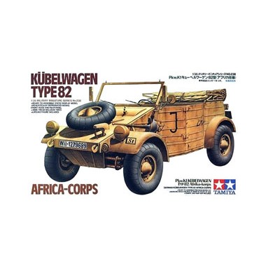 Maquette Kübelwagen Type 82 Africa Corps, 2eme GM 