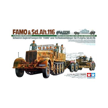 Maquette FAMO et Sd.Ah.116, 2eme GM