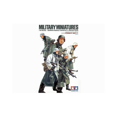 Figurines Maquette Infanterie d'assaut allemande en tenue d'hiver, 2ème GM
