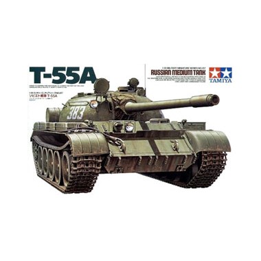 Maquette Soviet Medium Tank T-55A, 2ème GM