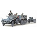 Maquette Krupp "Protze" 1 T + PAK 37 + 4 figurines, 2ème GM