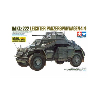 Maquette Sd.Kfz. 222 Leichter Panzerspähwagen (4x4), 2ème GM