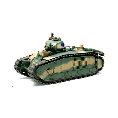 Maquette Char français B1Bis, 2ème GM 1940
