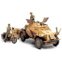 Maquette SdKfz allemand, 2ème GM Afrique du Nord