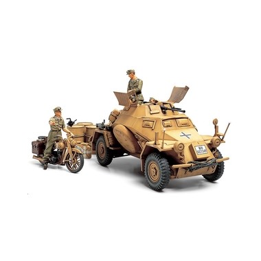 Maquette SdKfz allemand, 2ème GM Afrique du Nord