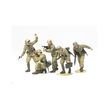 Figurines maquettes Infanterie Afrika Korps, 2ème GM