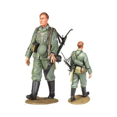 Figurine maquette Fantassin allemand en manoeuvre, 2ème GM