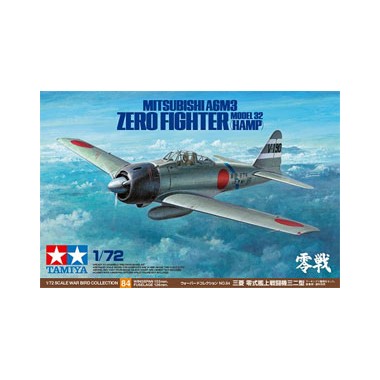 Maquette Mitsubishi A6M3 Zero Modèle 32, 2ème GM 