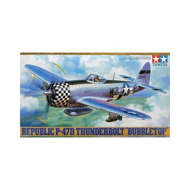 Maquette P-47D Thunderbolt "Bubbletop", 2ème GM