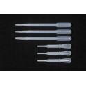 Pipettes pour dosage de peintures, 3 longues, 3 courtes