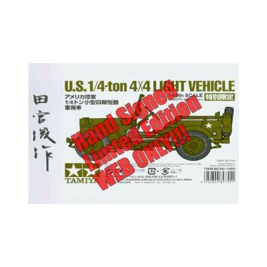 Maquette Véhicule léger U.S. 1/4T 4x4, 2ème GM Maquette Véhicule léger U.S. 1/4T 4x4, 2ème GM
