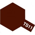 Tamiya TS11 Marron brillant, bombe de peinture 100 ml