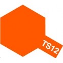 Tamiya TS12 Orange brillant, bombe de peinture 100 ml
