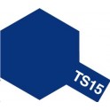 Tamiya TS15 Bleu brillant, bombe de peinture 100 ml