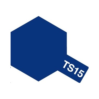Tamiya TS15 Bleu brillant, bombe de peinture 100 ml