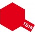 Tamiya TS18 Rouge métallisé, bombe de peinture 100 ml