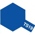 Tamiya TS19 Bleu métallisé, bombe de peinture 100 ml
