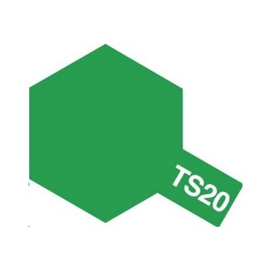 Tamiya TS20 Vert métallisé, bombe de peinture 100 ml