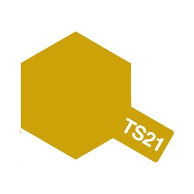 Tamiya TS21 Or, bombe de peinture 100 ml