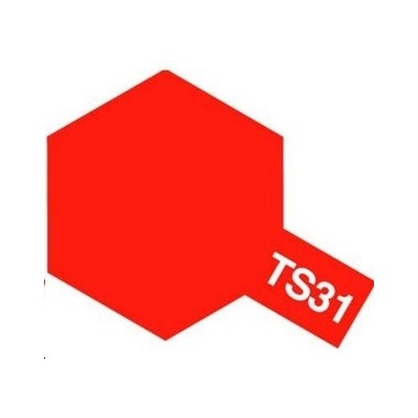 Tamiya TS31 Orange vif brillant, bombe de peinture 100 ml