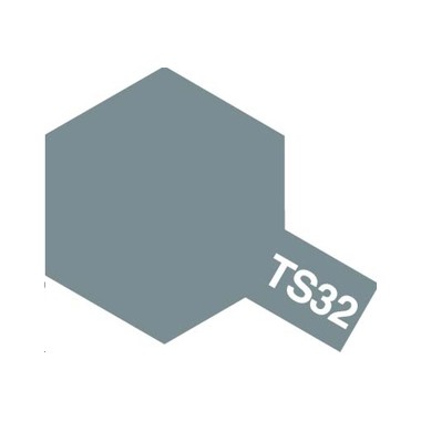 Tamiya TS32 Gris brumeux mat, bombe de peinture 100 ml