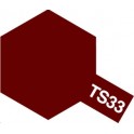 Tamiya TS33 Rouge coque mat, bombe de peinture 100 ml